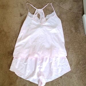Silky Blush Pink PJ Set